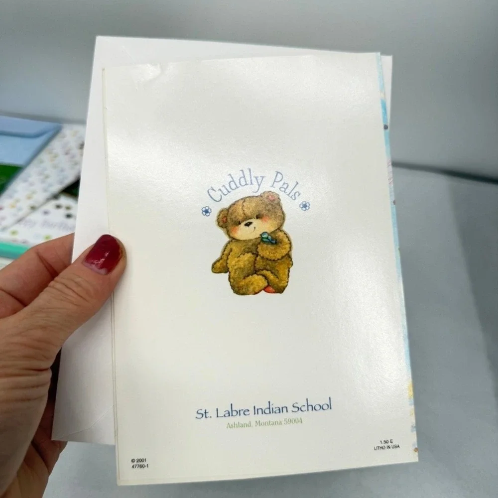 Greeting Cards Mixed Lot Animal Bear Cat Dog Stationery Occasion Ephemera